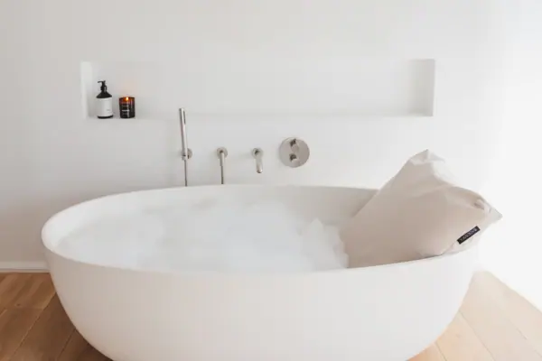Badesofa Badewanne mit Schaum
