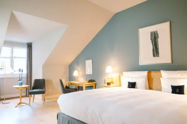 Hotelzimmer im Louis C. Jacob Hotel Ein Hotelzimmer im Louis C. Jacob Hotel in Hamburg.