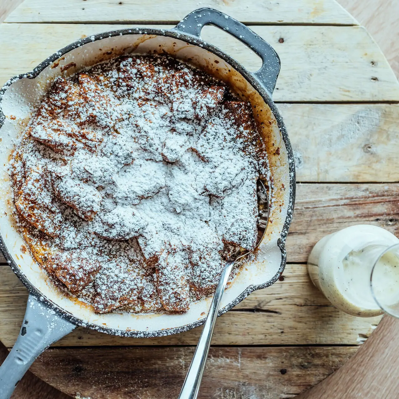 Franzbrötchenauflauf Franzbrötchenauflauf
