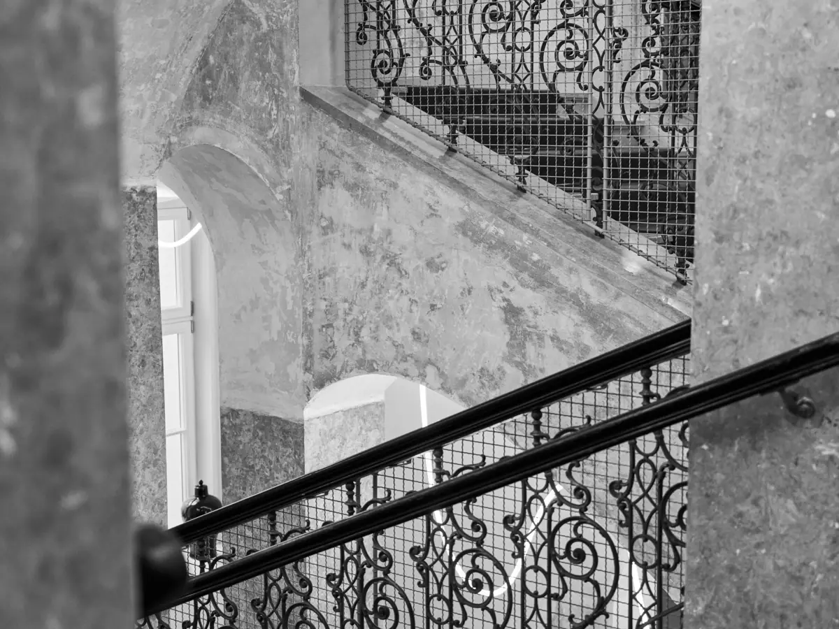 Treppenhaus im A-ROSA Straubinger Grand Hotel Bad Gastein Treppenhaus im A-ROSA Straubinger Grand Hotel Bad Gastein